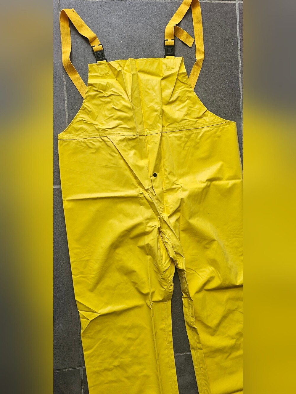 Condor Heavy Duty FR Neoprene Rain Bib Overalls Yellow Men's Size 2XL (4PCG9)